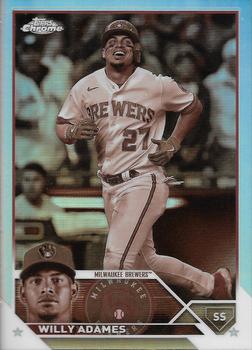 2023 Topps Chrome - Sepia Refractor #101 Willy Adames Front