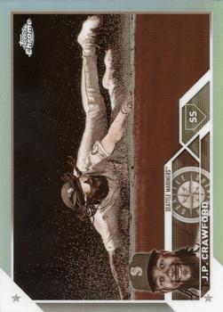 2023 Topps Chrome - Sepia Refractor #156 J.P. Crawford Front