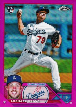2023 Topps Chrome - Pink Refractor #22 Michael Grove Front