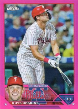 2023 Topps Chrome - Pink Refractor #25 Rhys Hoskins Front
