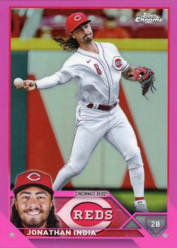 2023 Topps Chrome - Pink Refractor #53 Jonathan India Front