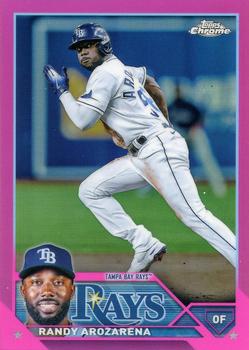 2023 Topps Chrome - Pink Refractor #59 Randy Arozarena Front
