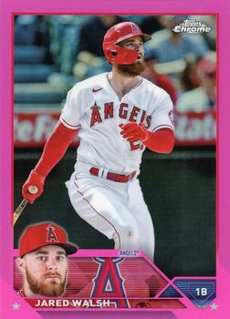2023 Topps Chrome - Pink Refractor #89 Jared Walsh Front
