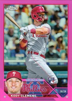 2023 Topps Chrome - Pink Refractor #135 Kody Clemens Front
