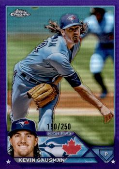 2023 Topps Chrome - Purple Refractor #55 Kevin Gausman Front