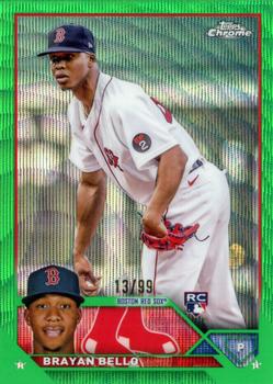 2023 Topps Chrome - Green Wave Refractor #57 Brayan Bello Front