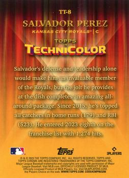 2023 Topps Chrome - Topps in Technicolor #TT-8 Salvador Perez Back