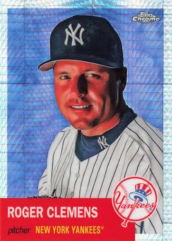 2022 Topps Chrome Platinum Anniversary - Prism Refractor #327 Roger Clemens Front
