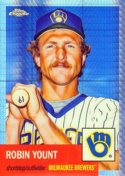 2022 Topps Chrome Platinum Anniversary - Prism Refractor #409 Robin Yount Front