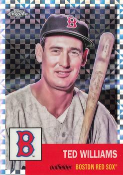 2022 Topps Chrome Platinum Anniversary - X-Fractor #89 Ted Williams Front