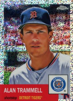 2022 Topps Chrome Platinum Anniversary - Speckle Refractor #188 Alan Trammell Front