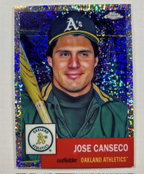 2022 Topps Chrome Platinum Anniversary - Speckle Refractor #416 Jose Canseco Front