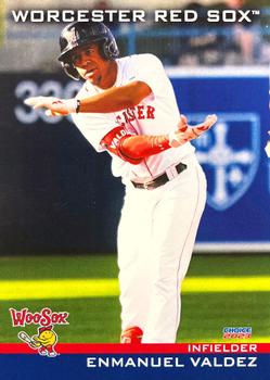 2023 Choice Worcester Red Sox #30 Enmanuel Valdez Front