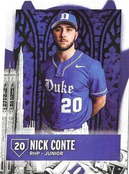 2023 Duke Blue Devils #NNO Nick Conte Front