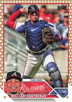 2023 Topps - Gold Star #68 William Contreras Front