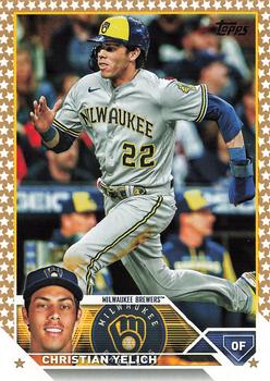 2023 Topps - Gold Star #192 Christian Yelich Front