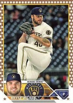 2023 Topps - Gold Star #383 Bryse Wilson Front