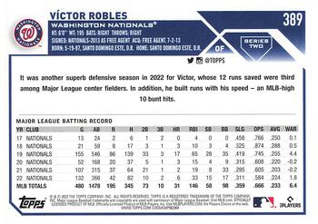2023 Topps - Gold Star #389 Victor Robles Back