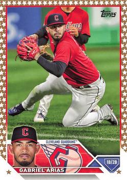 2023 Topps - Gold Star #402 Gabriel Arias Front