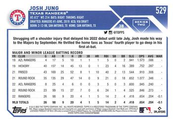 2023 Topps - Gold Star #529 Josh Jung Back