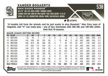 2023 Topps - Gold Star #538 Xander Bogaerts Back