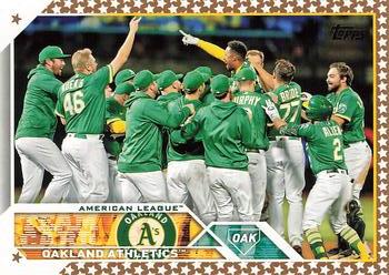 2023 Topps - Gold Star #577 Oakland Athletics Front