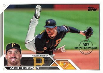 2023 Topps - 582 Montgomery Club Foil Stamped #2 Zach Thompson Front
