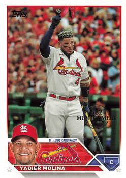2023 Topps - 582 Montgomery Club Foil Stamped #4 Yadier Molina Front