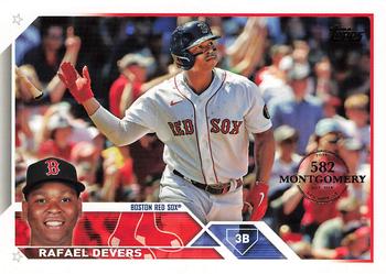 2023 Topps - 582 Montgomery Club Foil Stamped #11 Rafael Devers Front