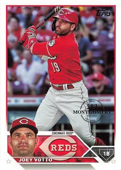 2023 Topps - 582 Montgomery Club Foil Stamped #19 Joey Votto Front