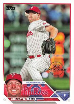 2023 Topps - 582 Montgomery Club Foil Stamped #28 Corey Knebel Front