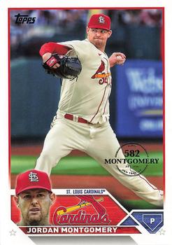 2023 Topps - 582 Montgomery Club Foil Stamped #32 Jordan Montgomery Front