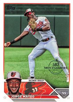 2023 Topps - 582 Montgomery Club Foil Stamped #38 Jorge Mateo Front