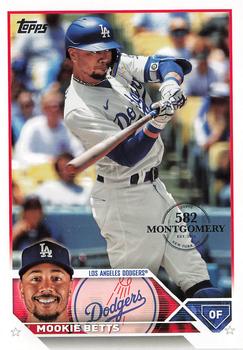 2023 Topps - 582 Montgomery Club Foil Stamped #50 Mookie Betts Front