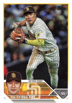 2023 Topps - 582 Montgomery Club Foil Stamped #57 Ha-Seong Kim Front