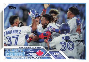 2023 Topps - 582 Montgomery Club Foil Stamped #84 Toronto Blue Jays Front