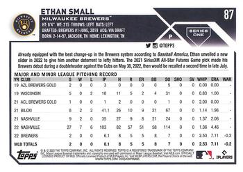 2023 Topps - 582 Montgomery Club Foil Stamped #87 Ethan Small Back