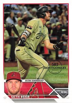 2023 Topps - 582 Montgomery Club Foil Stamped #105 Seth Beer Front