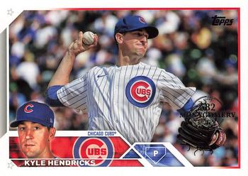 2023 Topps - 582 Montgomery Club Foil Stamped #137 Kyle Hendricks Front