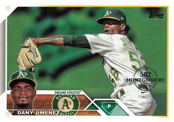2023 Topps - 582 Montgomery Club Foil Stamped #164 Dany Jimenez Front