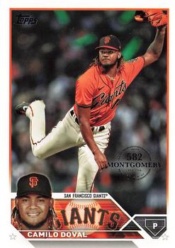 2023 Topps - 582 Montgomery Club Foil Stamped #262 Camilo Doval Front