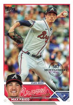 2023 Topps - 582 Montgomery Club Foil Stamped #290 Max Fried Front