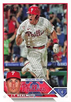 2023 Topps - 582 Montgomery Club Foil Stamped #293 J.T. Realmuto Front