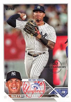 2023 Topps - 582 Montgomery Club Foil Stamped #299 Gleyber Torres Front
