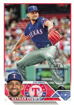 2023 Topps - 582 Montgomery Club Foil Stamped #341 Nathan Eovaldi Front