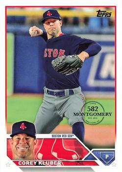 2023 Topps - 582 Montgomery Club Foil Stamped #366 Corey Kluber Front