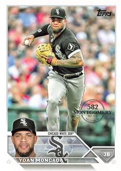 2023 Topps - 582 Montgomery Club Foil Stamped #370 Yoán Moncada Front