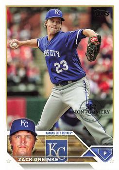 2023 Topps - 582 Montgomery Club Foil Stamped #420 Zack Greinke Front
