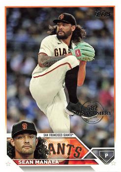 2023 Topps - 582 Montgomery Club Foil Stamped #429 Sean Manaea Front