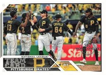 2023 Topps - 582 Montgomery Club Foil Stamped #430 Pittsburgh Pirates Front